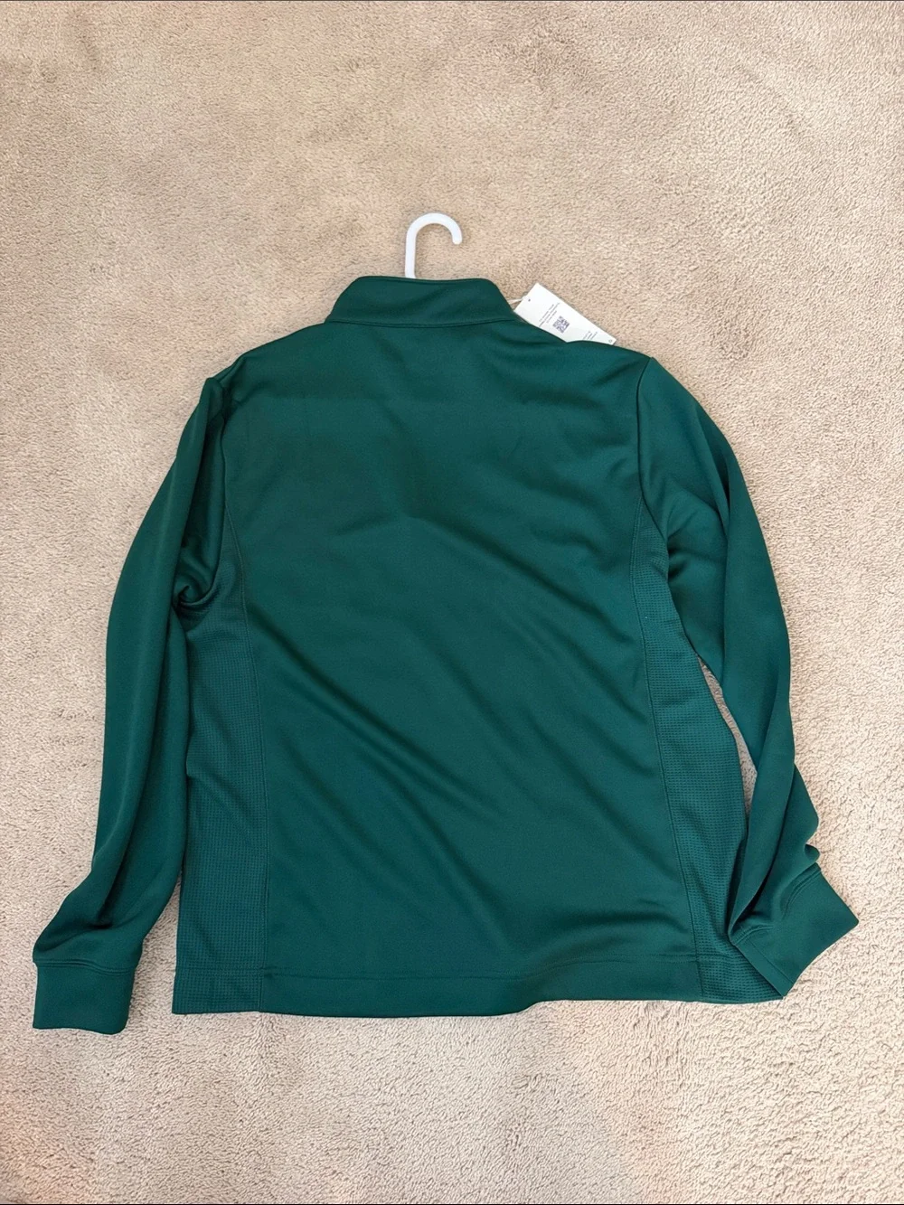 Wimbledon Men's Deep Green Half-Zip Performance Pullover